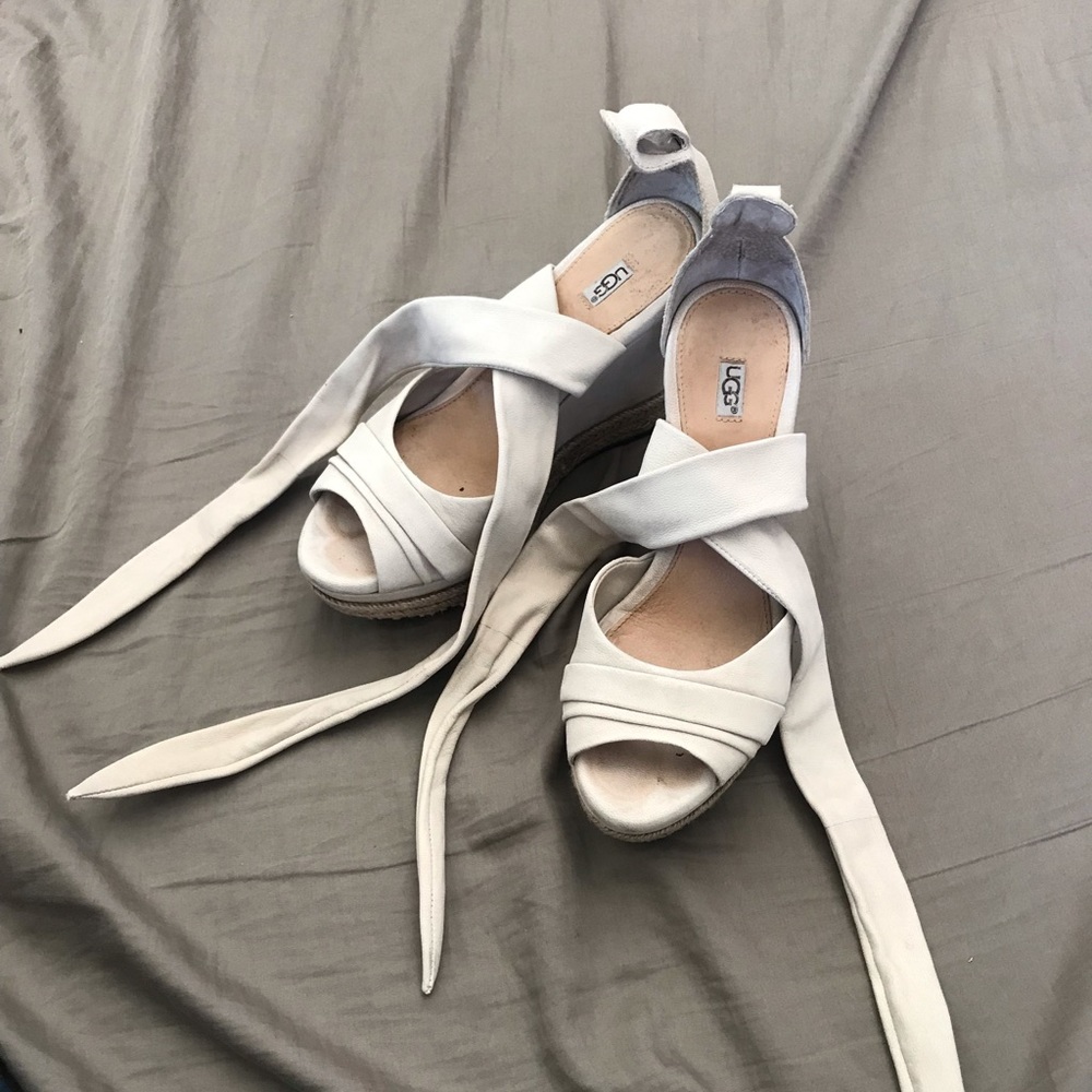 Tan/Beige Ugg Wedge Heels
